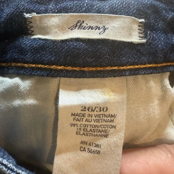 Ralph Lauren Denim & Supply Women's Skinny Denim Jeans Blue, Size‎ 26x30 - Picture 4 of 6